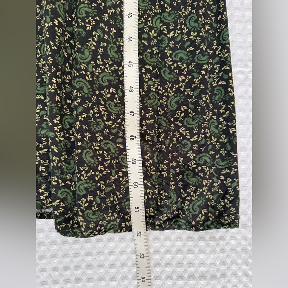 Mango Floral Long Sleeve‎ Maxi Dress Size Med (6) - Picture 8 of 12